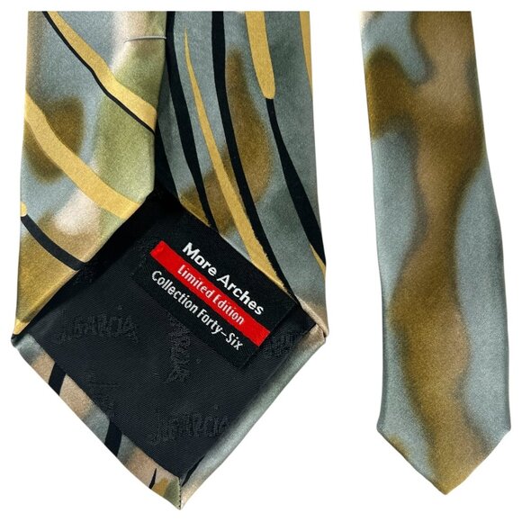 J Garcia More Arches Limited Edition Silk Tie Collection Forty-Six Camouflage Pa - Picture 6 of 11